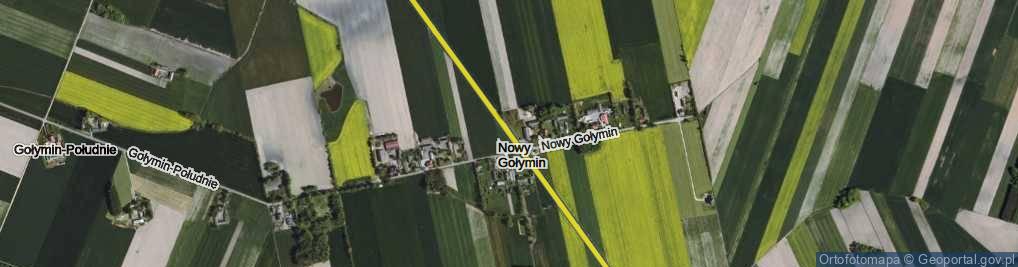 Zdjęcie satelitarne Nowy Gołymin ul.